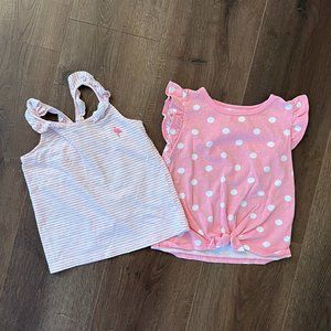 Carter's Tank + Tee 2pack (4T)
